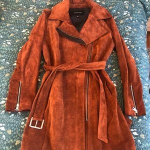 Andrew Marc Suede Trenchcoat